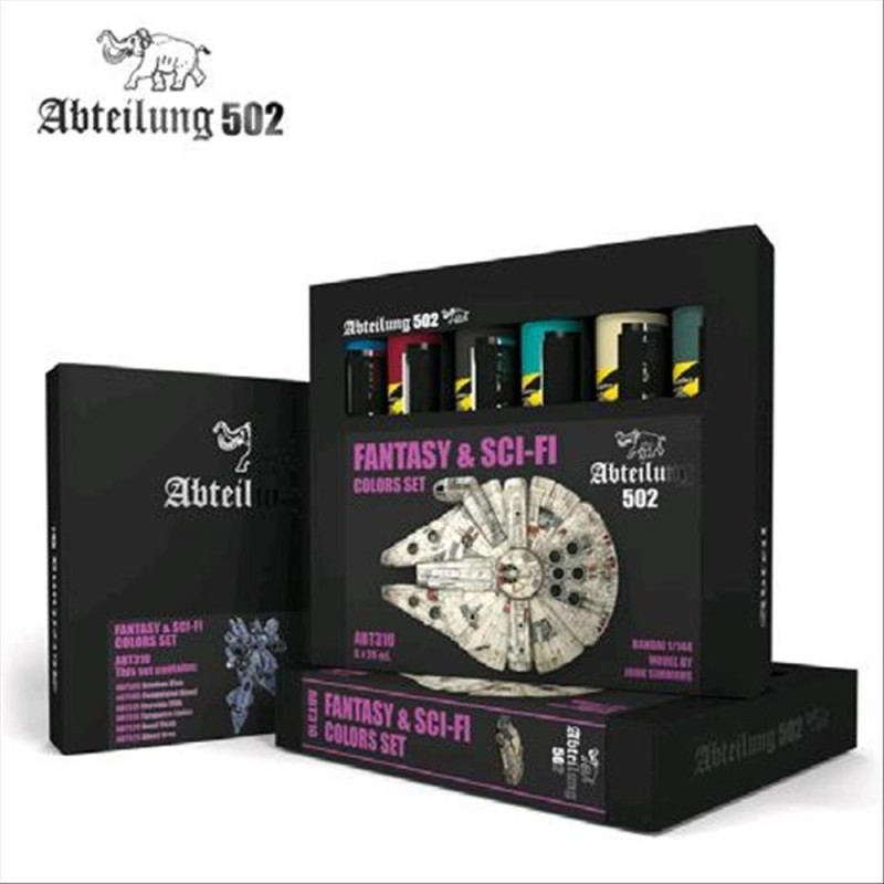 Abtaeilung502: SET di 6 colori ad olio in tubetto da 20ml per Fantasy e Sci-fi