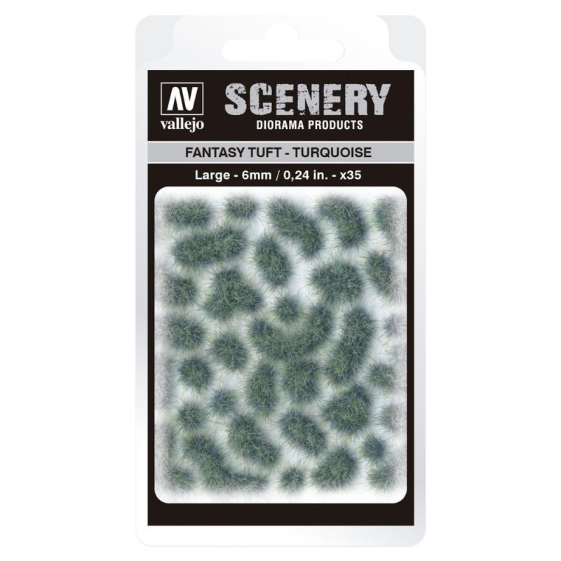 Scenery Fantasy Tuft - Turquoise size Large