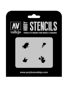 Stencils Petrol Spills