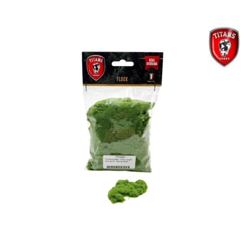 Erbetta altezza 2mm, gr.50 - Verde Primaverile