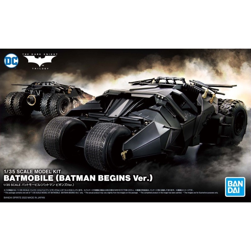 BATMAN BEGINS BATMOBILE 1/35 MODEL KIT