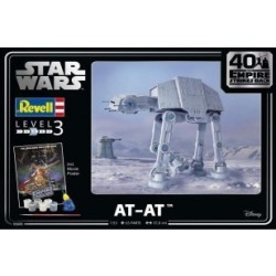 Star Wars serie - 40° Anniversario AT-AT + colori e poster scala 1/53
