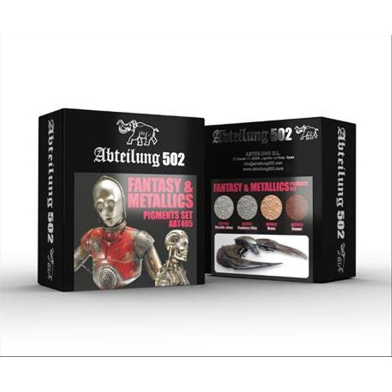SET di 4 pigmenti per FANTASY & METALLICS