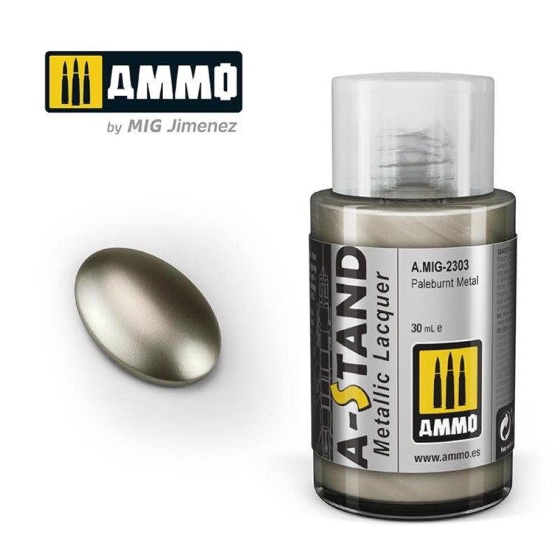 A-STAND Pale burnt Metal - 30ml colore a smalto per aerografo