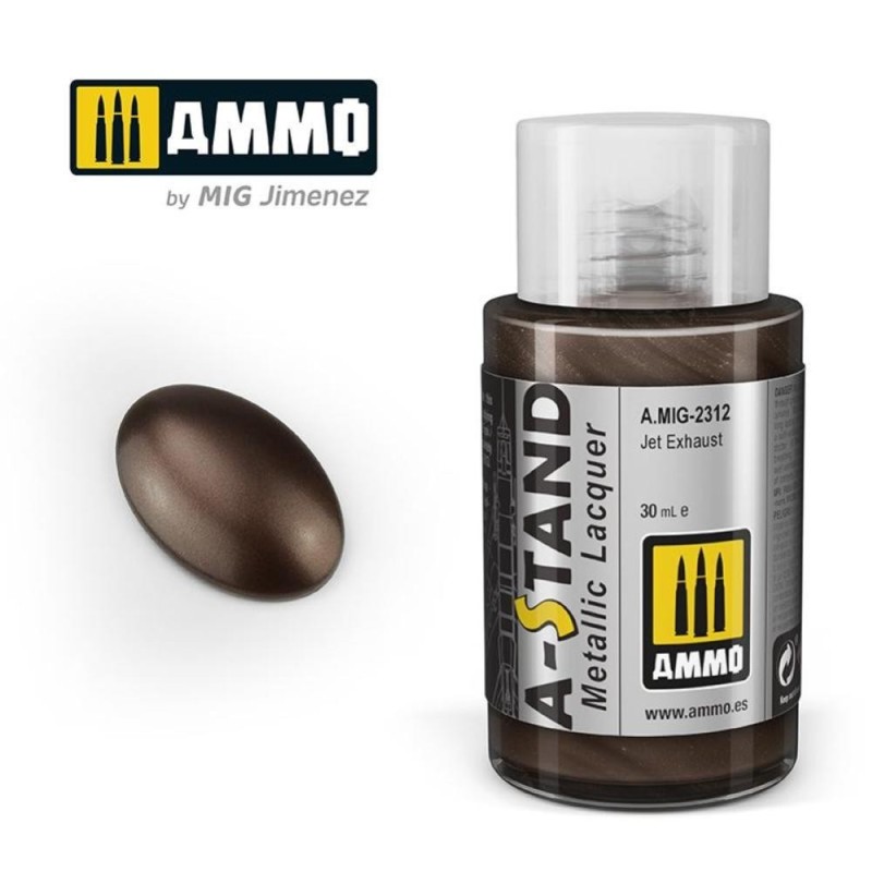A-STAND Jet Exhaust - 30ml colore a smalto per aerografo
