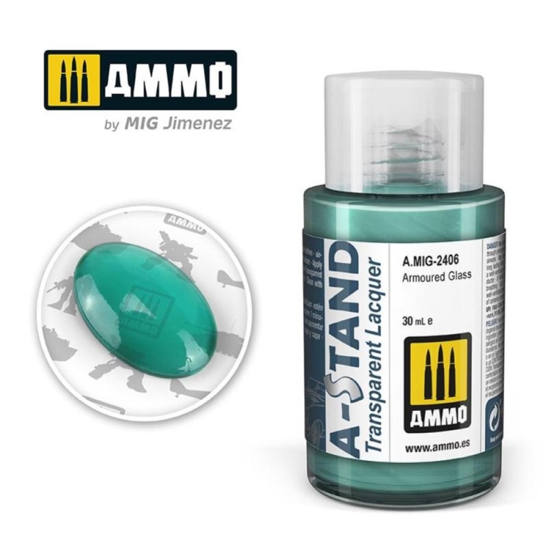 A-STAND Armoured Glass - 30ml colore a smalto per aerografo
