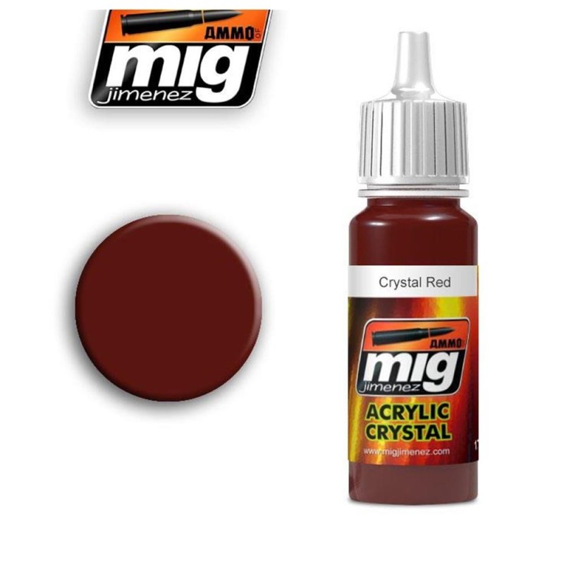 ACRYLIC CRYSTAL ROSSO 17ml