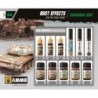 RUST EFFECTS. SOLULTION SET (3 jar 10 mL, 3 jars 17 mL & 5 jars 35 mL)