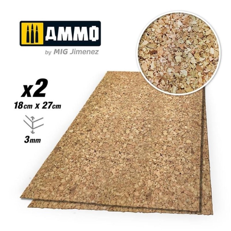 CREATE CORK Thick Grain (Spessori a scelta)