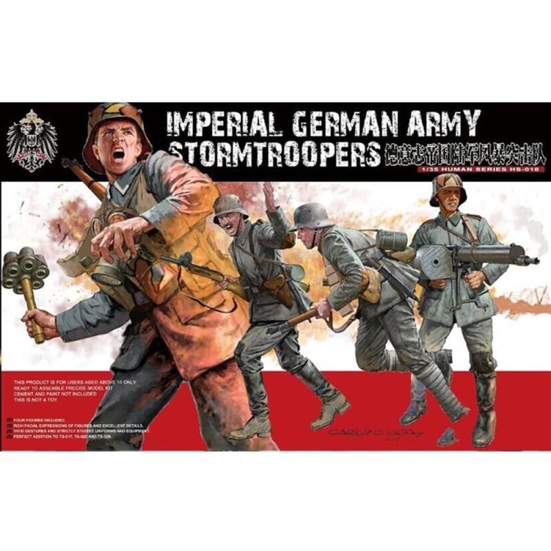 set di figurini Imperial German Army Stormtroopers (1/35)