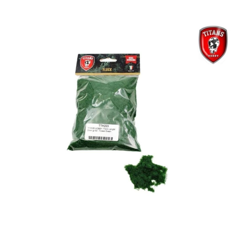 Erbetta altezza 2mm, gr.50 - Verde Foresta