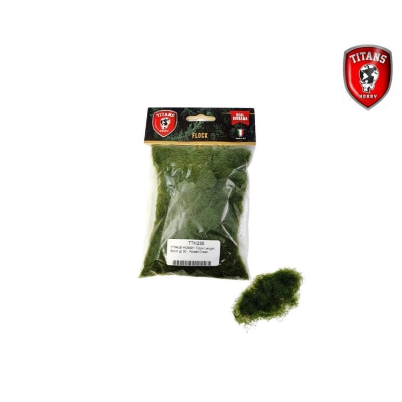 Erbetta altezza 6mm, gr.30 - Verde Foresta
