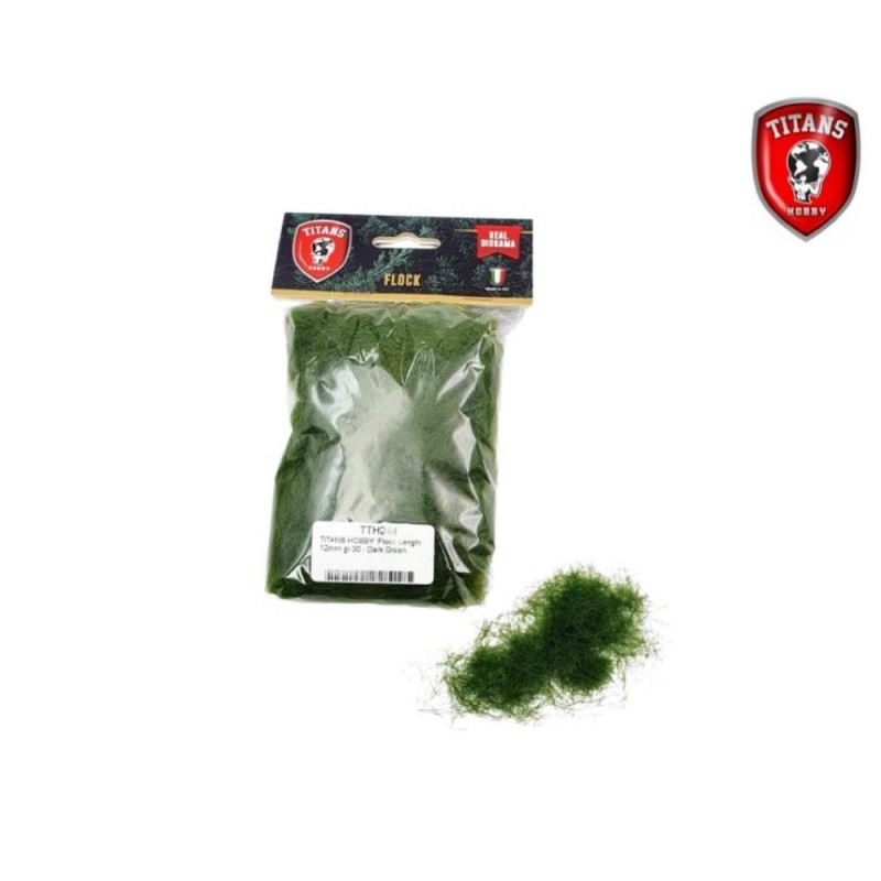 Erbetta altezza 12mm, gr.30 - Verde Scuro