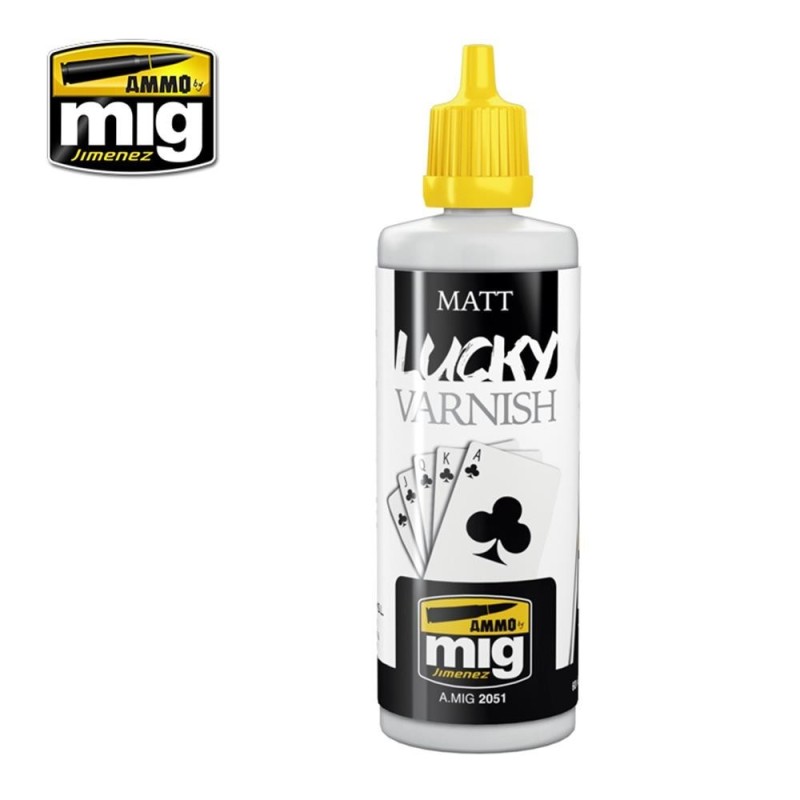 Vernice Trasparente Lucky Opaca 60ml - Matt Lucky Varnish