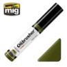 OILBRUSHER colore FIELD GREEN (colore ad olio pre-diluito con pennello applicatore nel tappo)