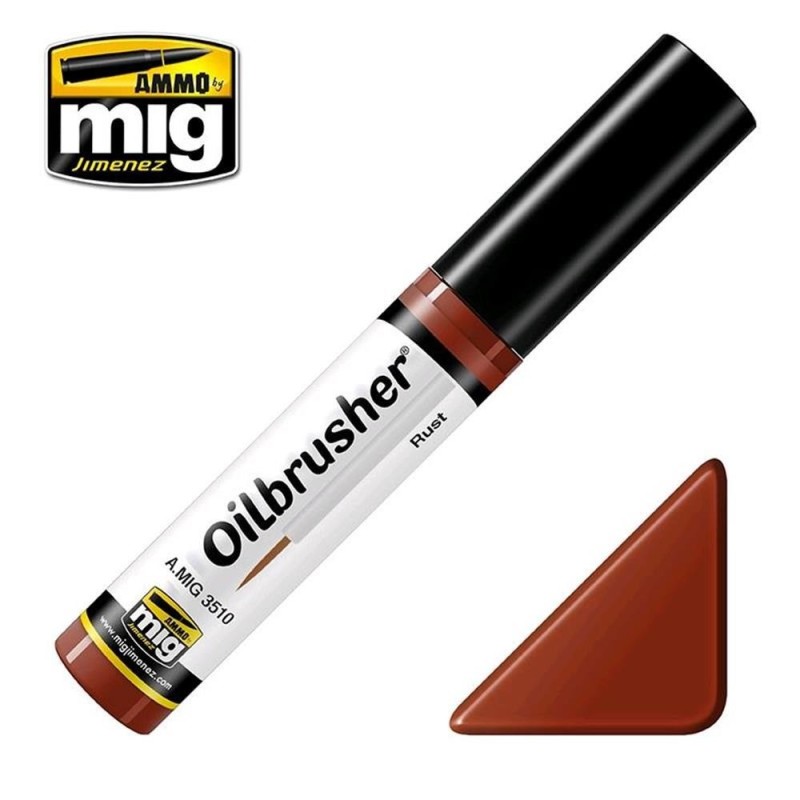 OILBRUSHER colore RUGGINE (colore ad olio pre-diluito con pennello applicatore nel tappo)