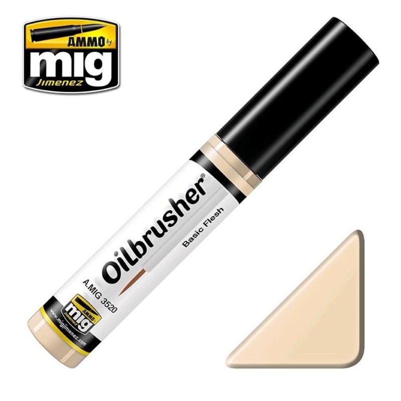 OILBRUSHER colore PELLE BASE (colore ad olio pre-diluito con pennello applicatore nel tappo)