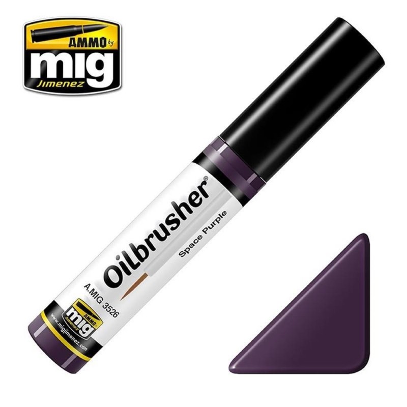 OILBRUSHER colore PORPORA SPAZIALE (colore ad olio pre-diluito con pennello applicatore nel tappo)