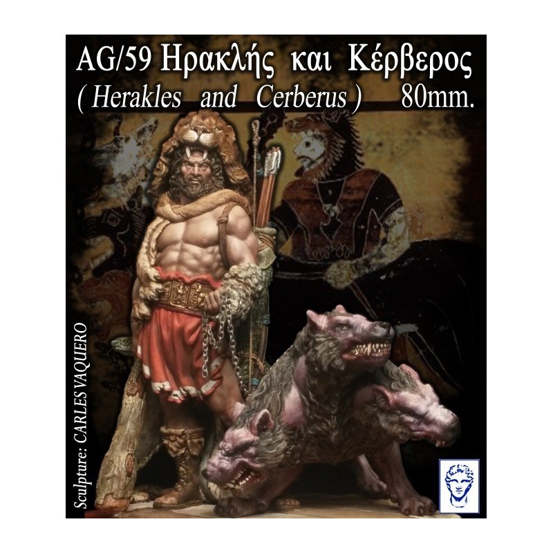HERAKLES & CERBERUS (75mm)