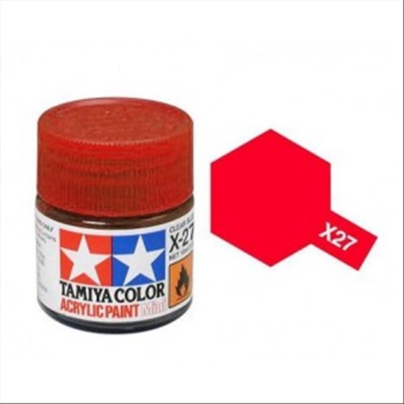 X-27 Clear Red (EFFETTO SANGUE)