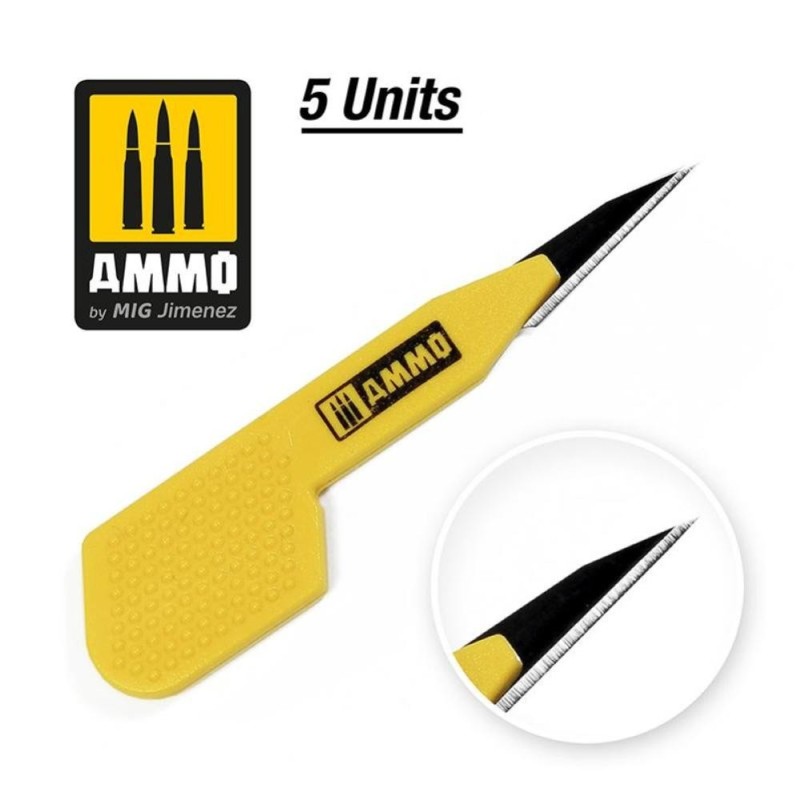 Precision Blade Straight – 5 pcs. - 5 scalpels in plastic blister