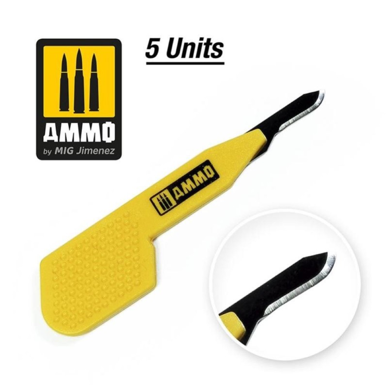 Precision Blade Curved – 5 pcs. - 5 scalpels in plastic blister