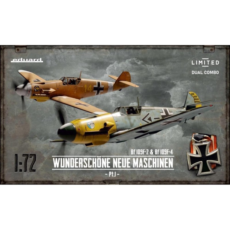 EDUARD Limited edition kit of German WWII fighter aircraft Bf 109F (1/72)