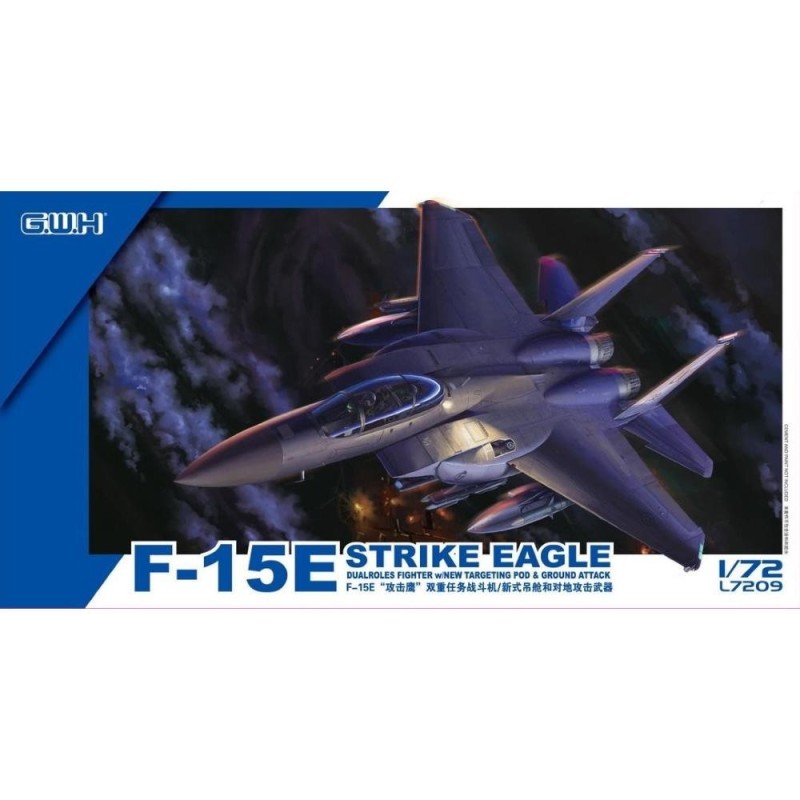 GREAT WALL HOBBY: 1/72 F-15E USAF w/New targeting pod & ground attack weapons