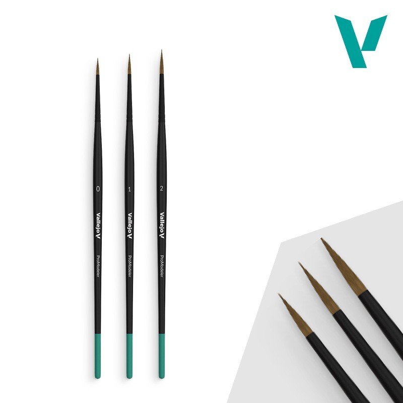 Design Set - Setole naturali, misure 0, 1 & 2