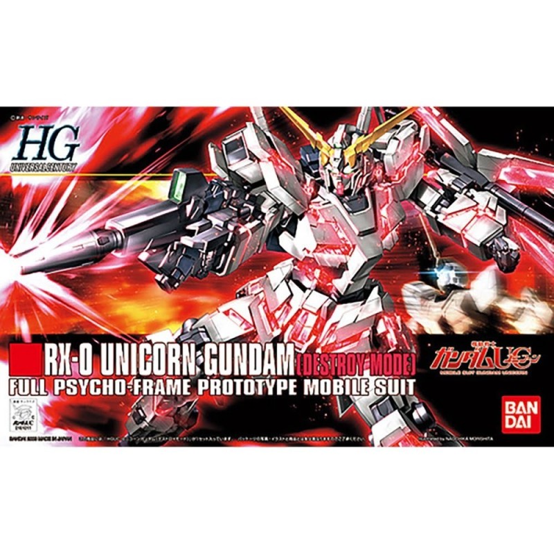Hguc Gundam Unicorn Rx-0 Destroy 1/144