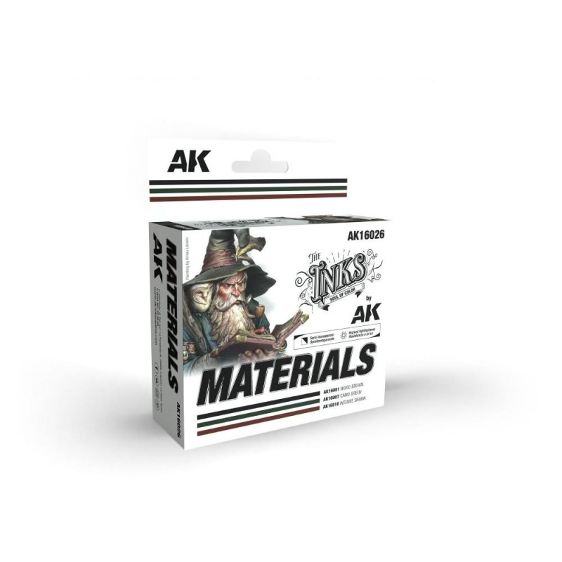 MATERIALS – INK SET (inchiostri)