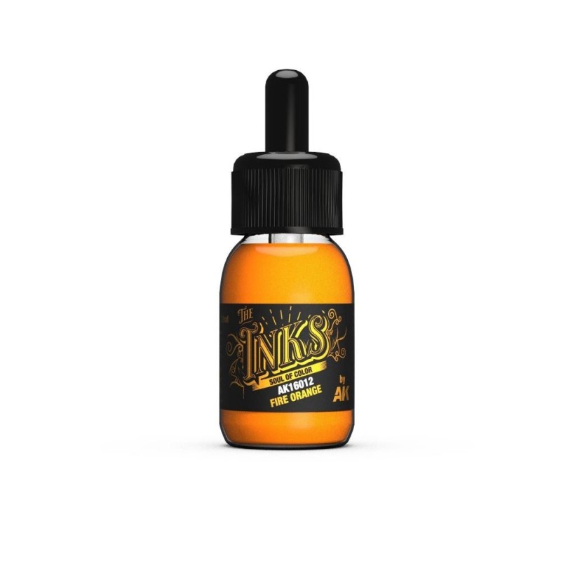 The INKS Fire Orange 30 ml - inchiostro