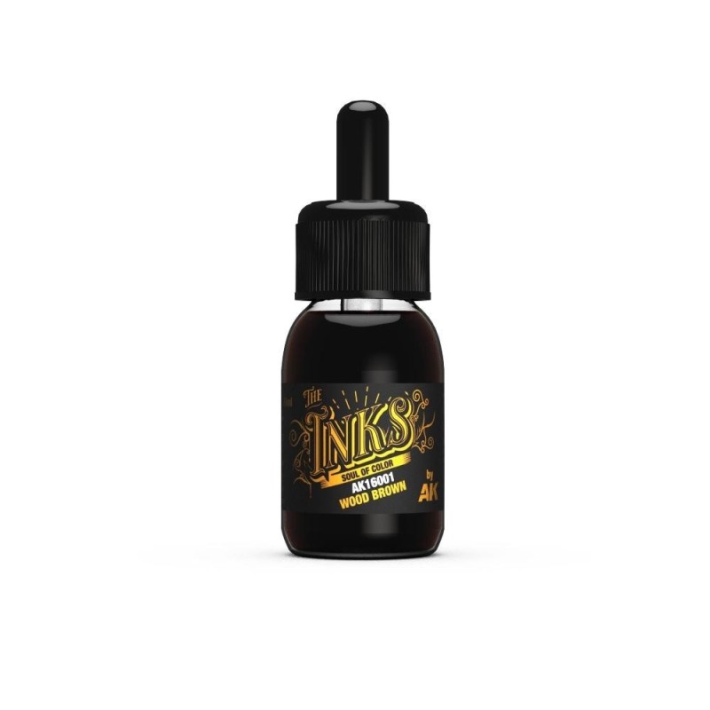 The INKS Wood Brown 30 ml - inchiostro