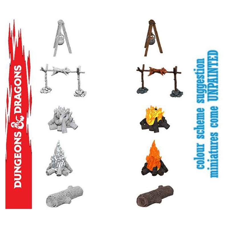Wizkids Um Camp Fire & Sitting Log