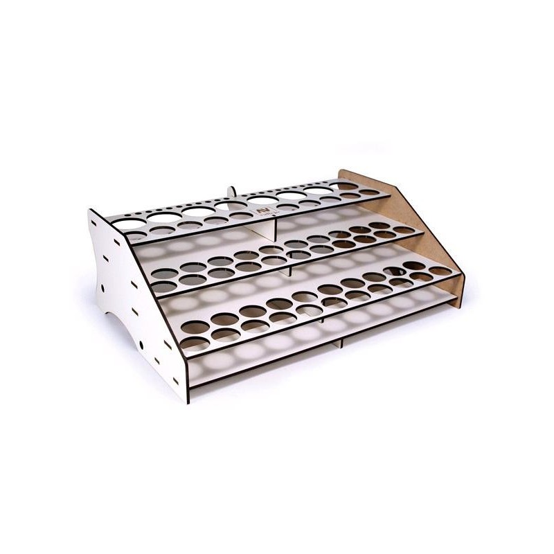 Postazione per modellismo porta colori - Modulo frontale cm.34x22x11
