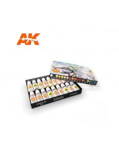 SET di 18 colori acrilici... 2