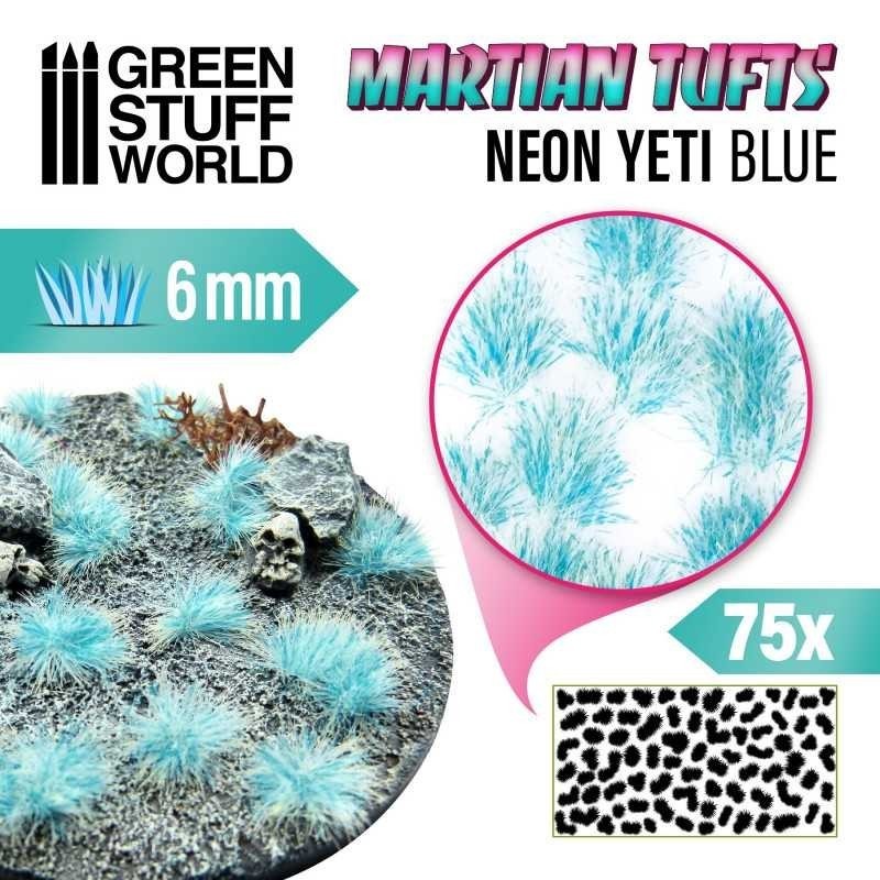 Ciuffi Erba Alien - NEON YETI BLUE (10684)