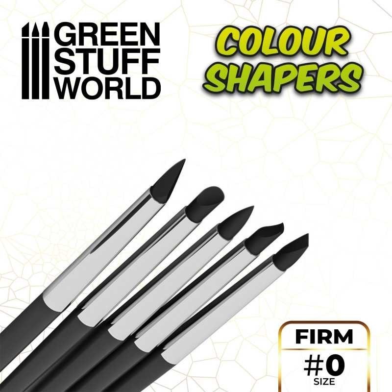 Pennelli Silicone - Misura 0 - NERO FIRM (1023)