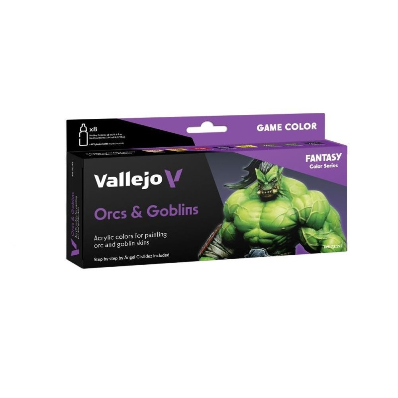 Game Color 8 colors set Orcs & Goblins 18 ml