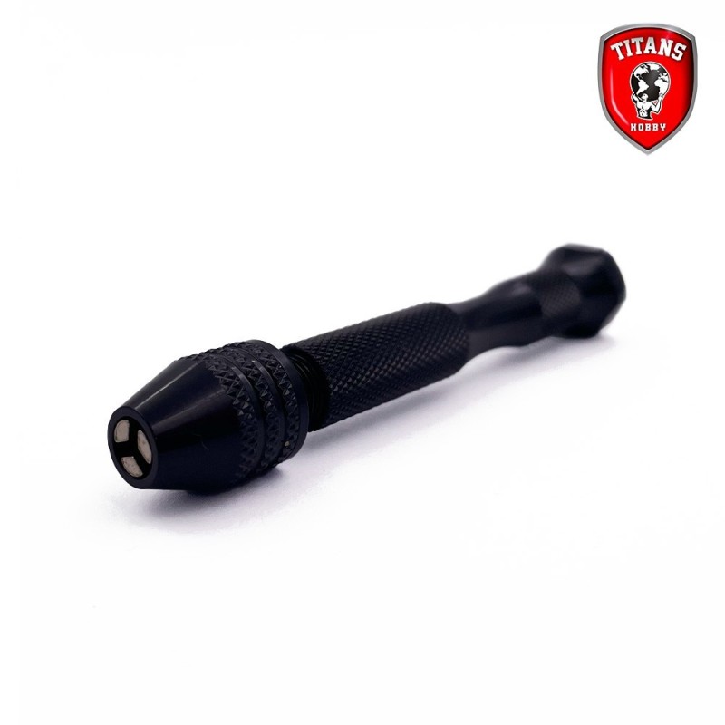 Mini trapano a mano di precisione con manico antiscivolo per punte da mm.0,3 a 3,4