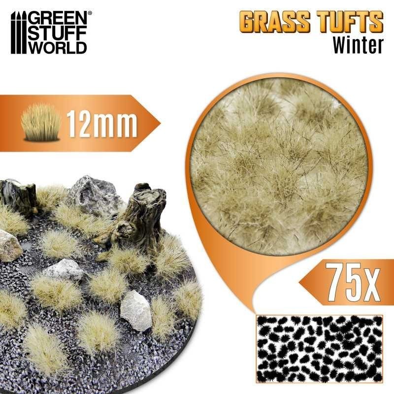 Ciuffi d'Erba - Tuft 12 mm - Bianco Inverno (12942)