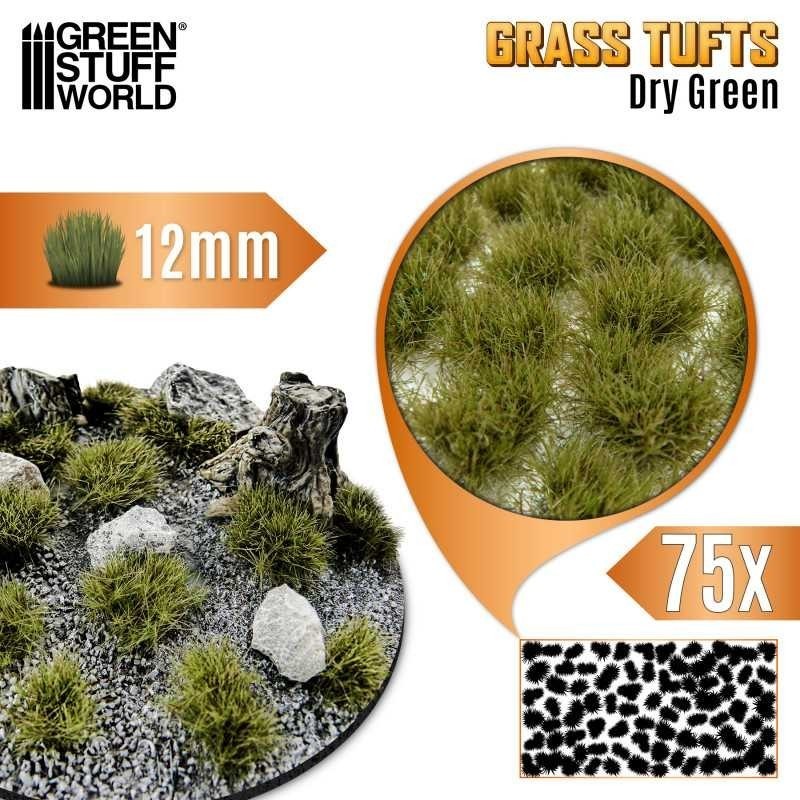 Ciuffi d'Erba - Tuft 12 mm - Verde Secco (12941)