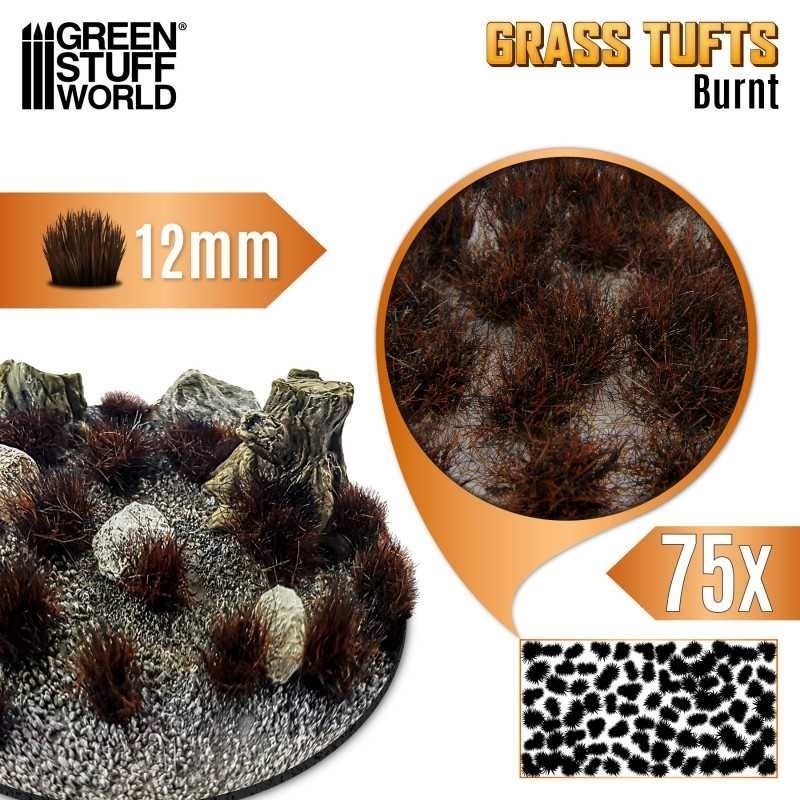 Ciuffi d'Erba - Tuft 12 mm - Marrone Bruciato (12944)