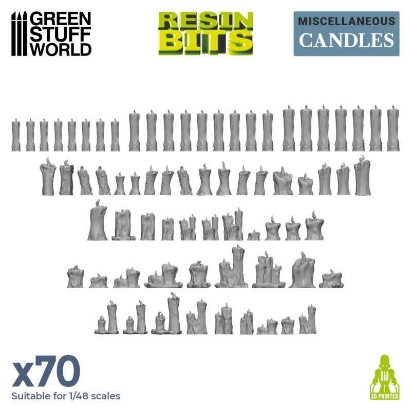 Set stampato in 3D - Candele (2104)