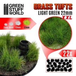Ciuffi Erba XXL- Autoadesivi - 22mm - VERDE CHIARO (11452)